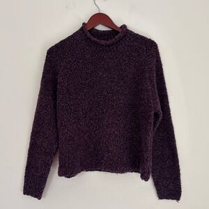 Purple Knit Sweater - Size medium